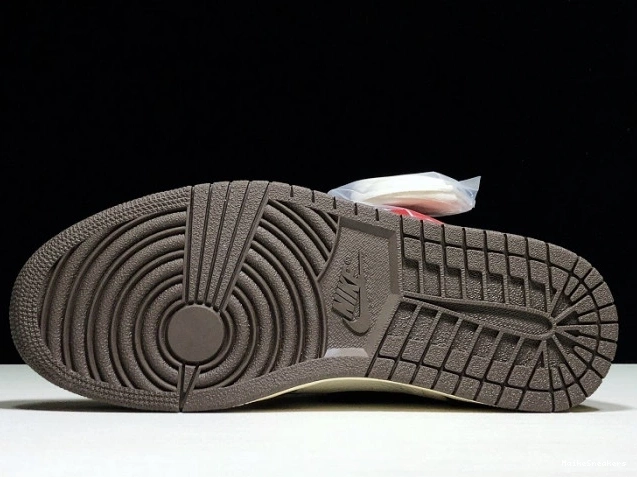 MaikeSneakers 100 'Mocha' Scott High Travis CD4487 Air x - 1 Retro Jordan OG 0626